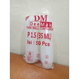 MF✨[50 PCS] Thinwall DM 35ml Cup Sauce / Cup Sambel 35ml