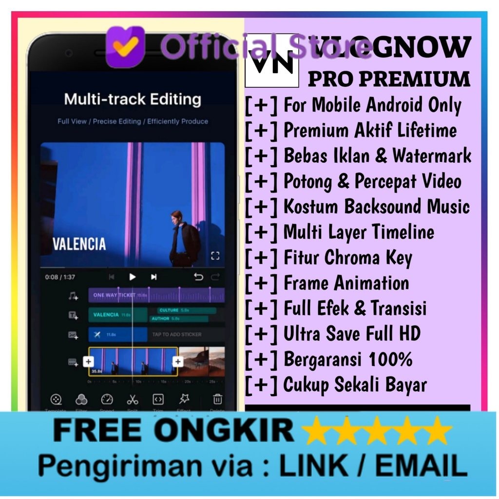 VN VlogNow Video Editor Maker Pro Premium Android Lifetime