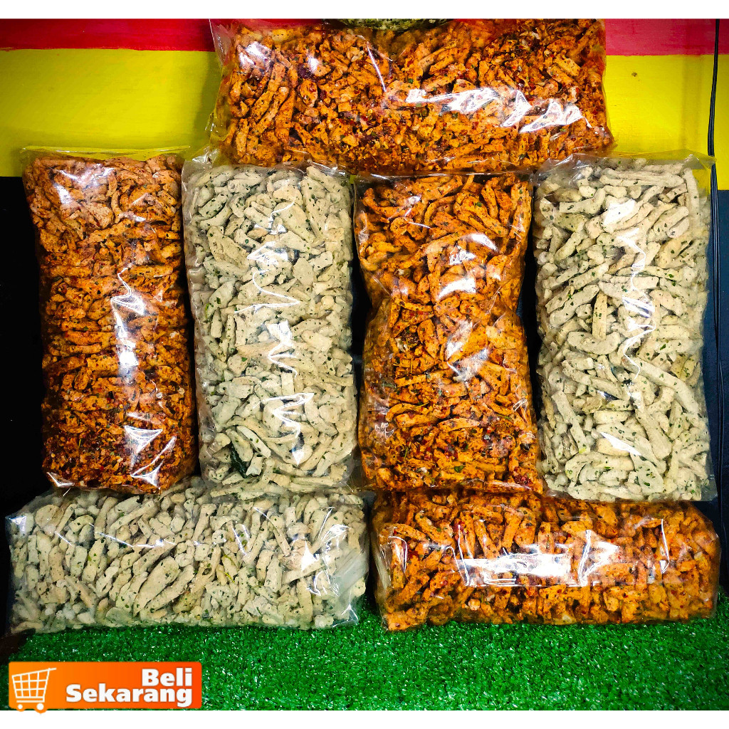 

Basreng kiloan daunjeruk 1kg, basreng pedas , basreng original daun jeruk, rempah alami kriuk gurih enak