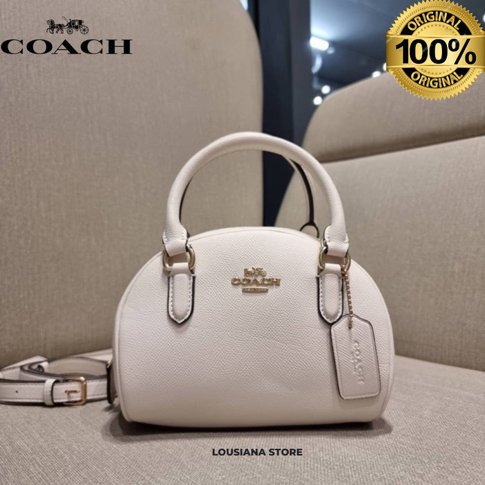 Tas wanita Ċöāĉħ Sydney Satchel White