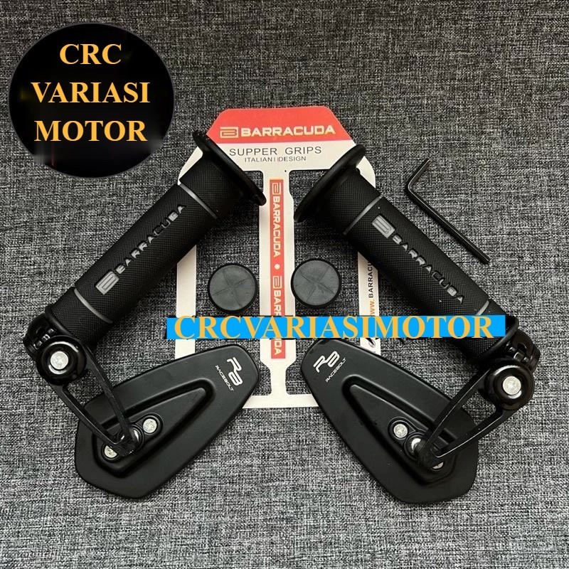 #CRC#[Paket] Handgrip Sarung Gas BARABARA/tdx/PROTAPER MODEL RCB RACING BOY HG55 Original+Spion Jalu