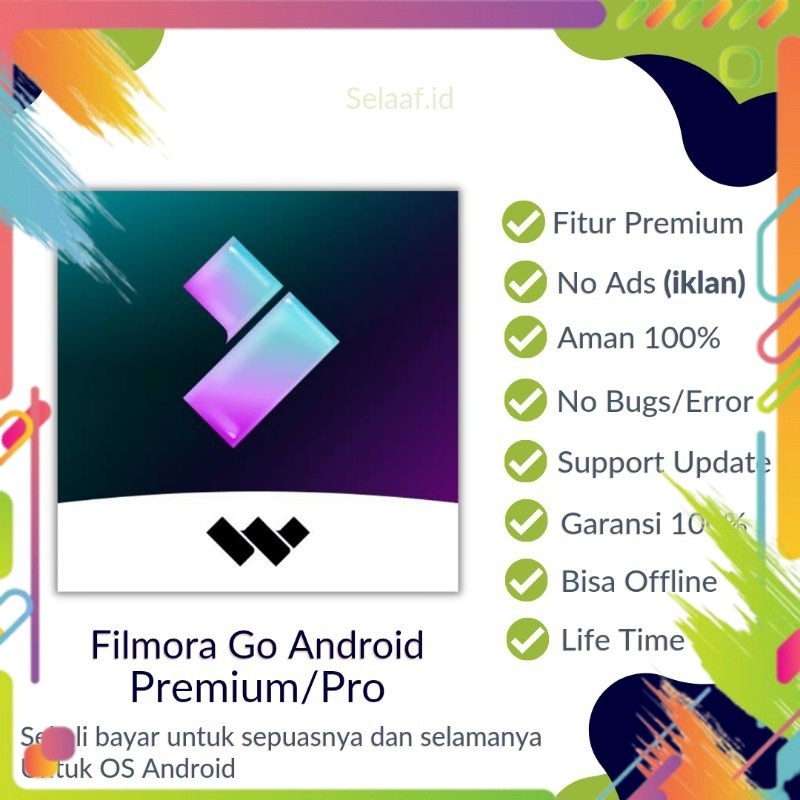 Beli 1 Gratis 1 Filmora Pro Filmora Android Premium versi terbaru