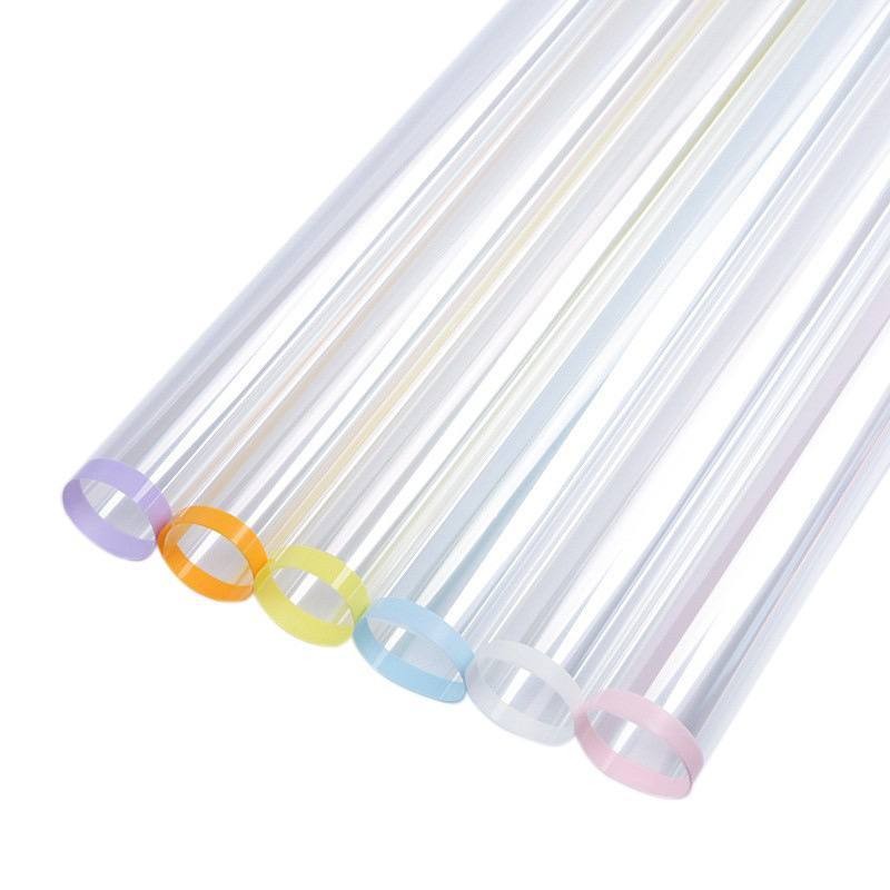 

20Lembar Cellophane Transparan Bening List/Wrapping Bucket Bening/Cellophane List Color opp Flower