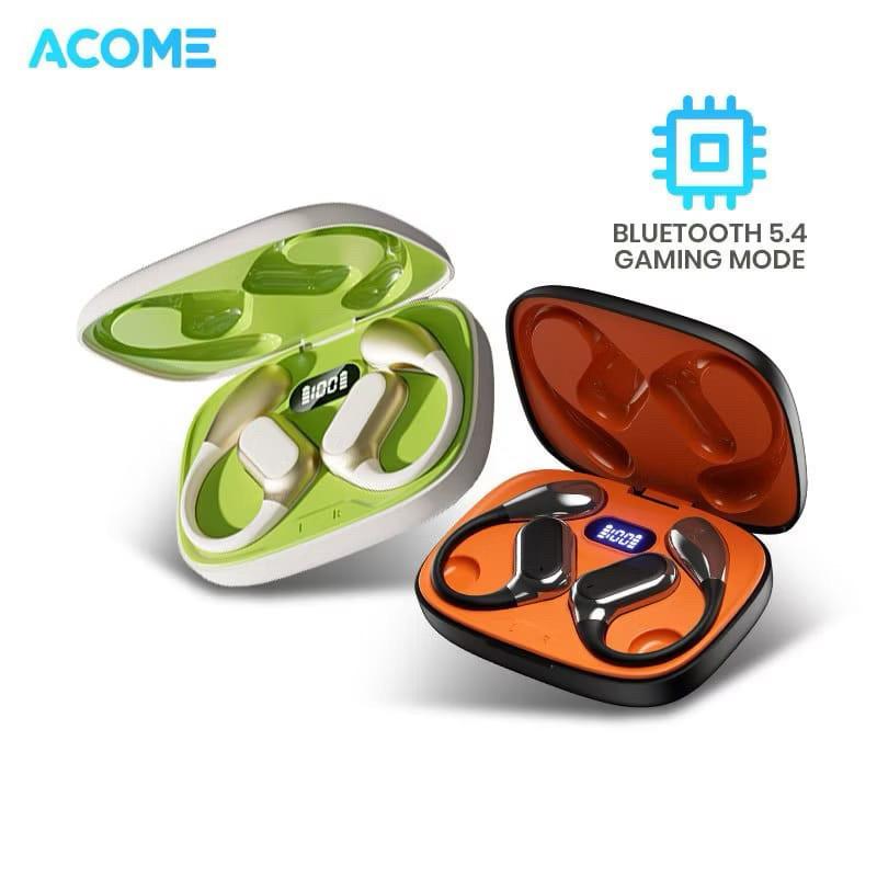 Acome Headset OWS Earphones OpenSoft AE02 Ori Garansi 12 Bulan #OriginalProduk