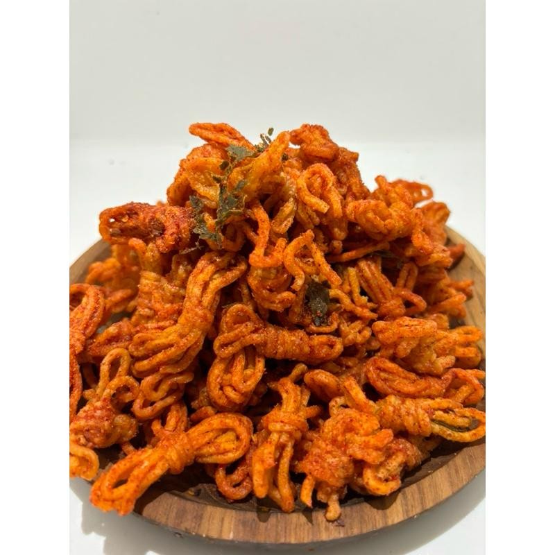 

Mie Gulung 500gram Pedas Daun Jeruk Snack Goreng Kering