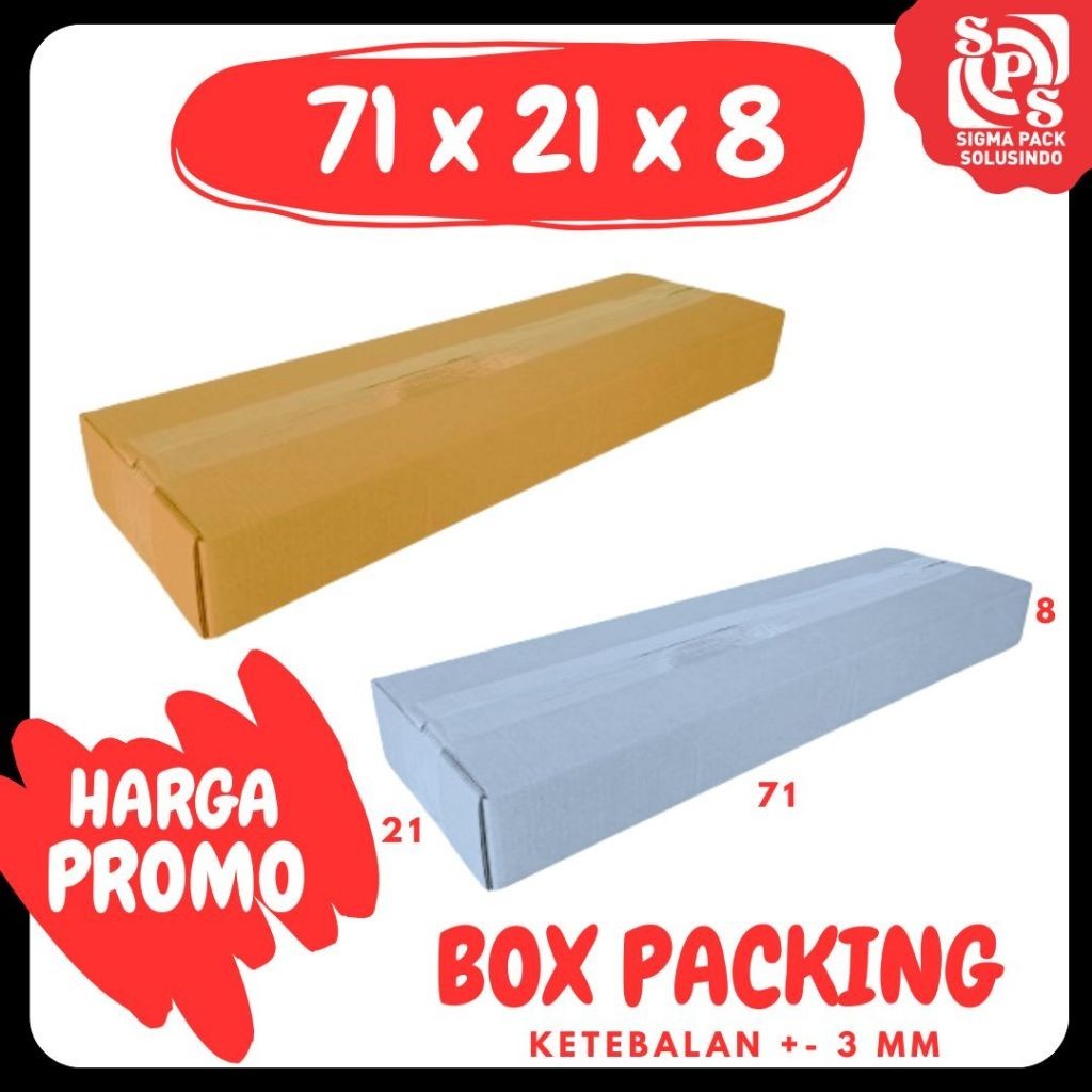 

Kardus Raket 71x21x8 Box Raket Packing A1 Double Wall Karton Raket Dus Kotak Olshop Kemasan Raket Badminton MEDIAKIT IDN