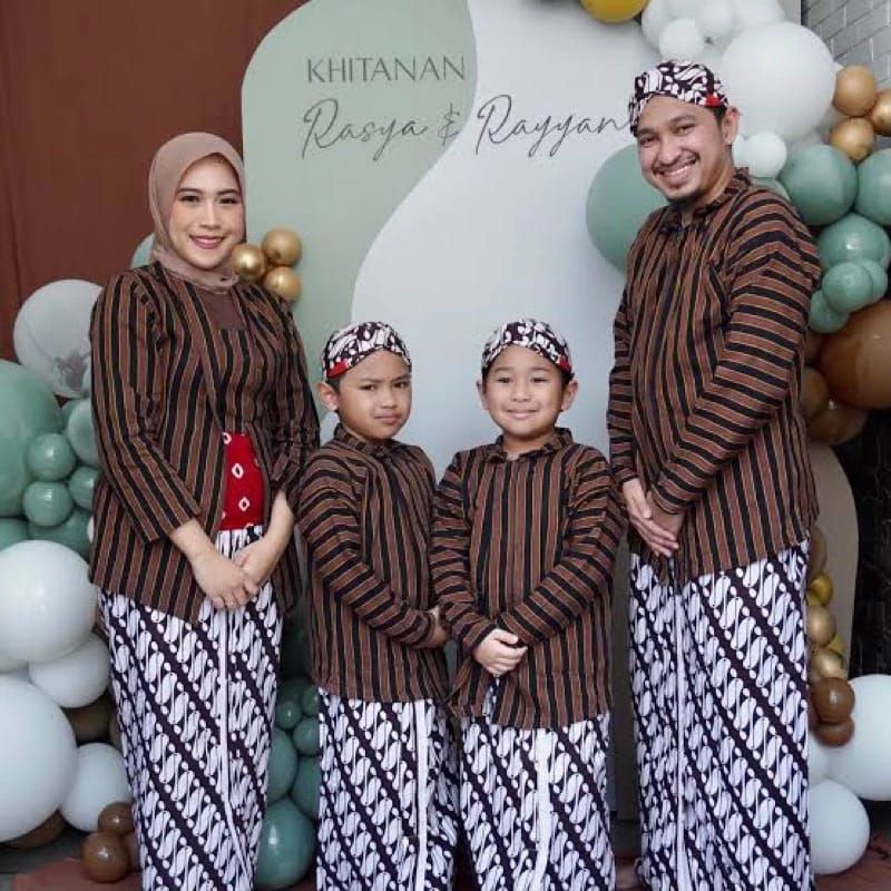 LURIK Setelan Kebaya Modern|Baju Lurik Wanita|Setelan Lurik Wanita