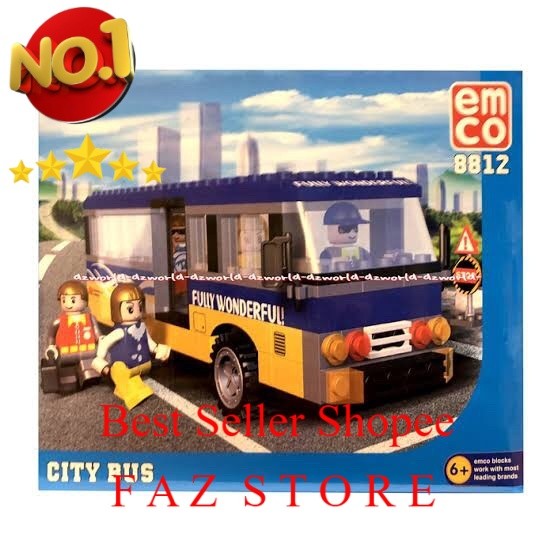 TOY Emco Brix  City Bus 8812 FAZ STORE
