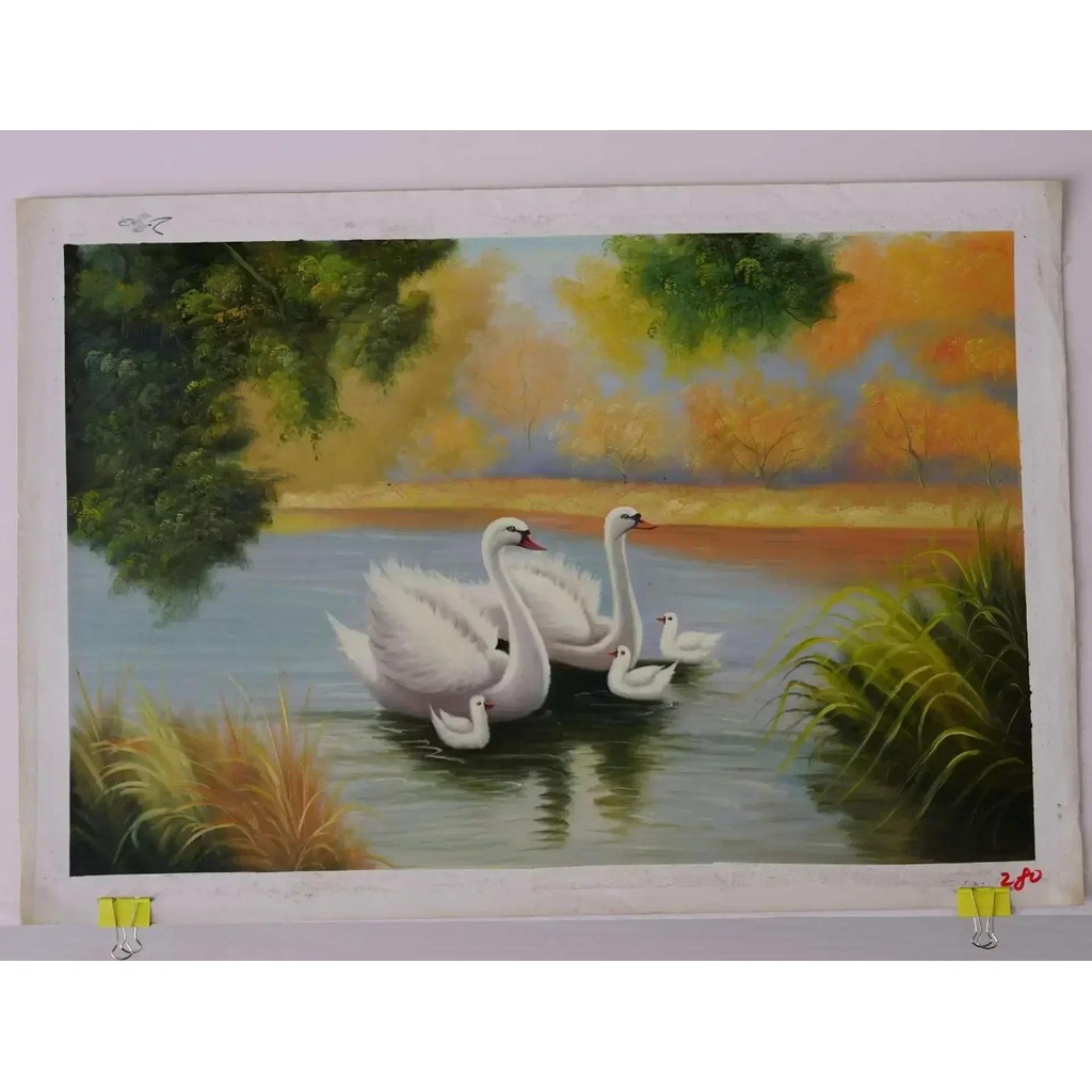 

90027-Tulip diy digital acrylic flower painting explosion hand-filled landscape painting