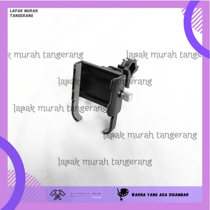HOLDER HP STANG MOTOR PHONE HOLDER KISEKI PENYANGGA HP GPS UNIVERSAL BRACKET BRAKET BREKET NMAX AERO