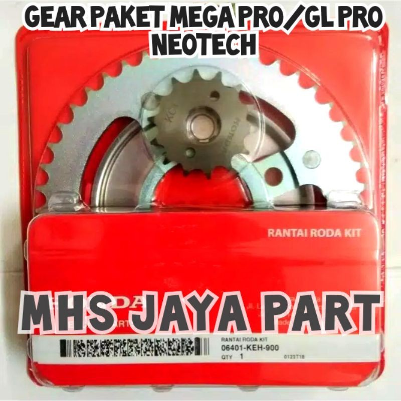 GEAR SET MEGAPRO GL PRO NEOTECH PRIMUS Gear paket gir set KEH