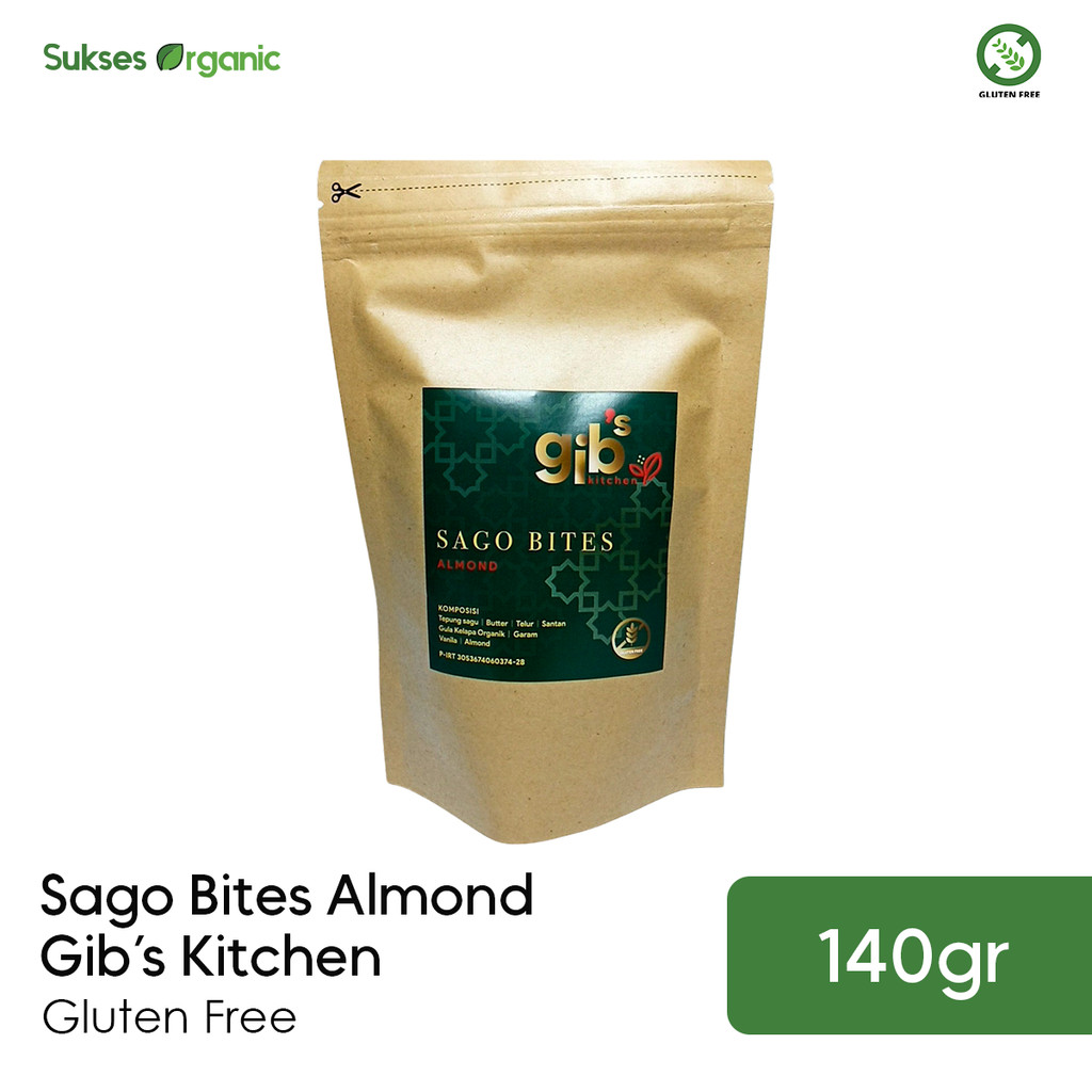 

Sago Bites Almond Gib's Kitchen 140gr