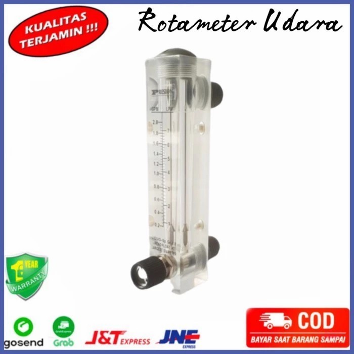 Rotameter Flowmeter Udara Air 100 lpm NLPM