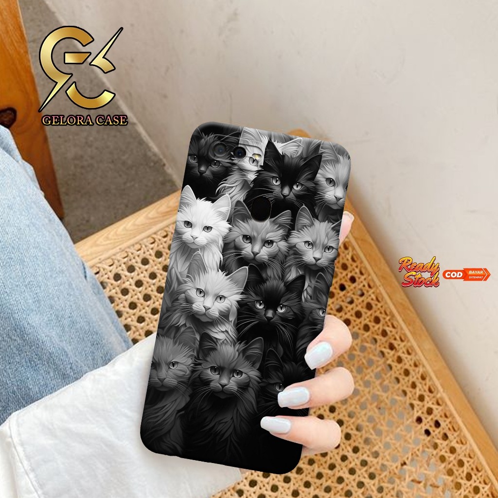 Case Oppo A5s A12 F5 A11K - Softcase Oppo A5S A12 A11K A12 - Motif case Cats - OPPO - Casing Oppo A5