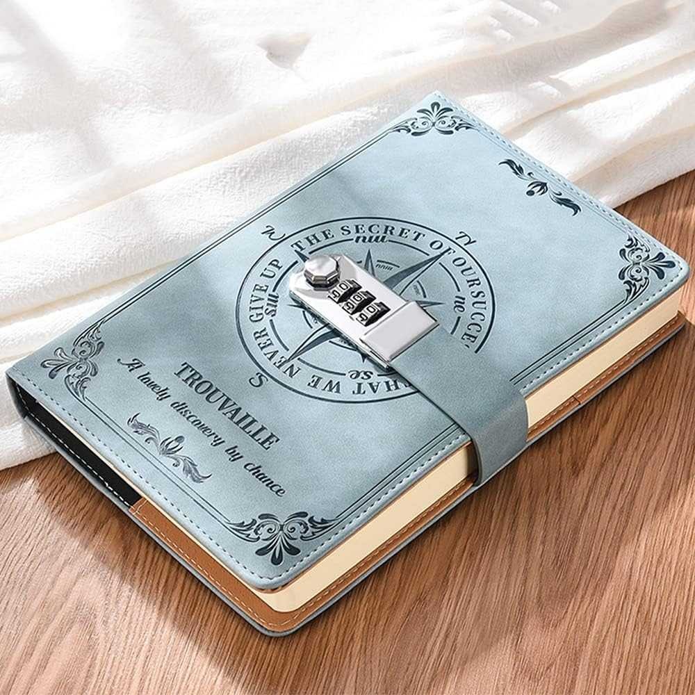 

EMYOFFCSTR Toddi Buku Jurnal Leather Diary 200 Halaman Grid A5 with Lock - TD22