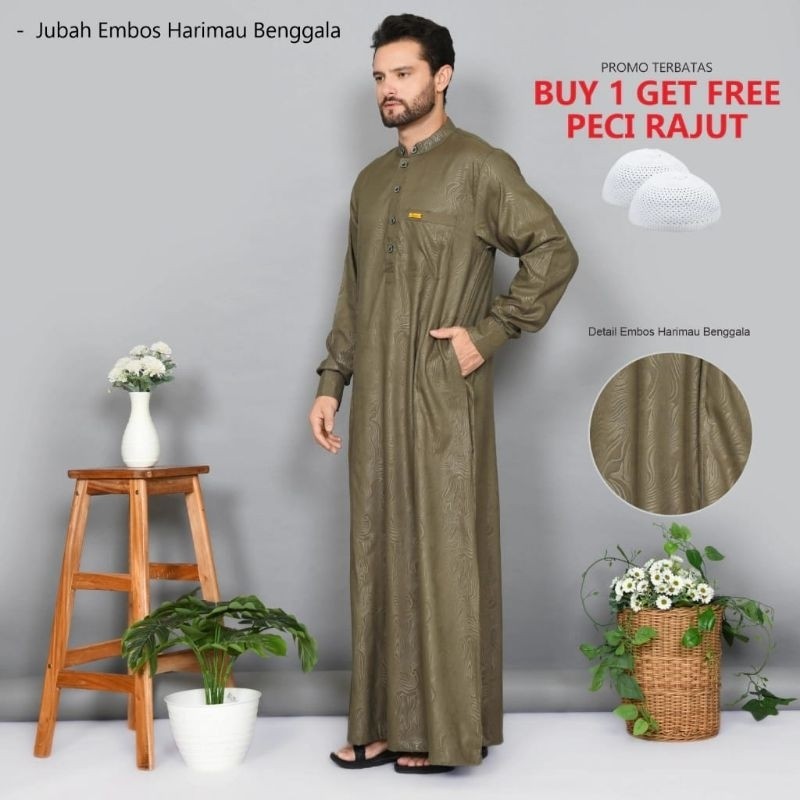[HOT NEW] JUBAH SULTAN EMBOS PREMIUM // JUBAH SULTAN EMBOS MOTIF HARIMAU BENGALA