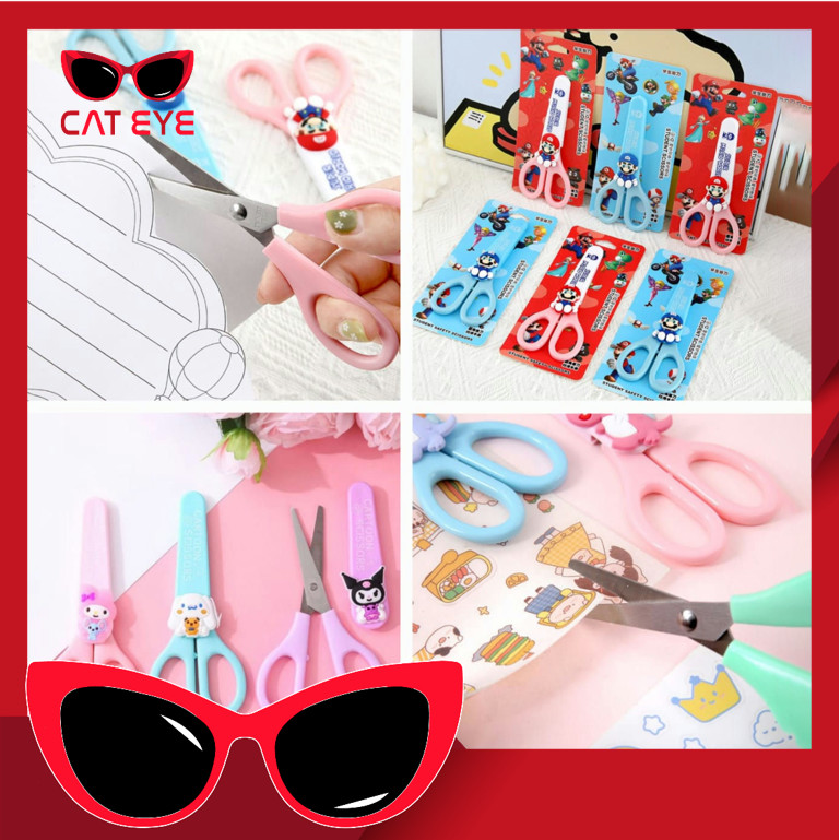 

PROMO - S6418 Gunting DIY Motif Karakter / Scissors Kecil Lucu / Alat Tulis Sekolah Anak / Gunting Tutup Portabel / Mini Scissors