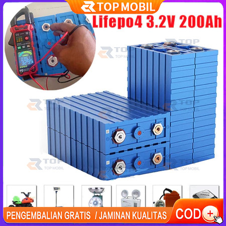 ups Lifepo4 200AH 12V BMS Baterai litium CALB Lifepo4 3.2v GRADE A 200Ah, set isi 4 baterai, gratis 