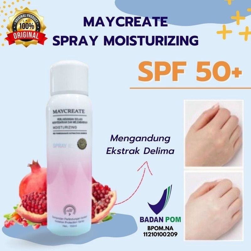 MAYCREATE WHITENING SPRAY/ MAYCREATE MOISTURIZING SPRAY/ BIOAQUA WHITENING SPRAY LIFUSHA SPRAY WHITE