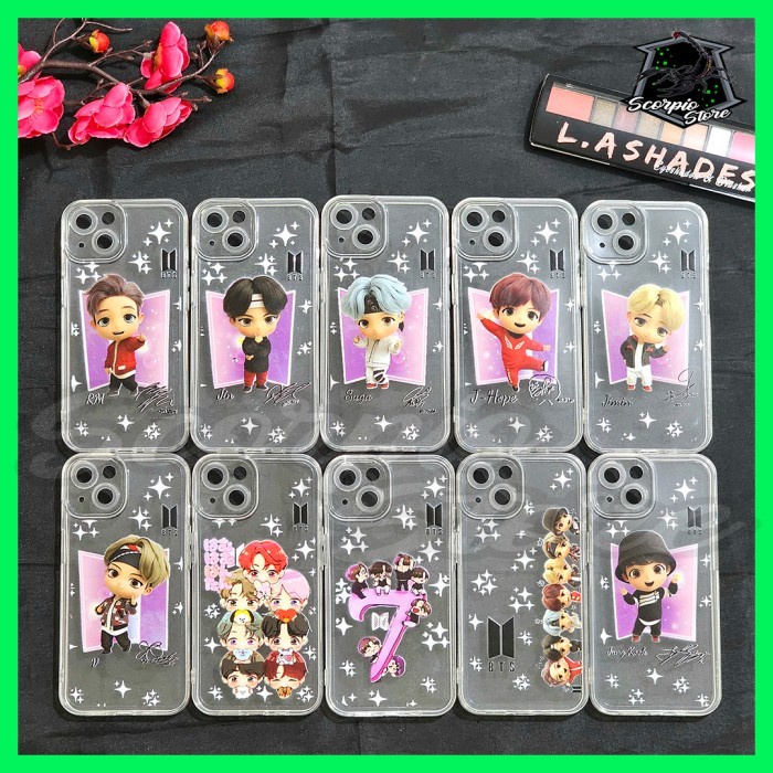 SOFT CASE BTS TINY TAN INFINIX SMART 9 SMART 9 HD INFINIX SMART 8 SMART 8 PRO SMART 7 SMART 6+ SMART