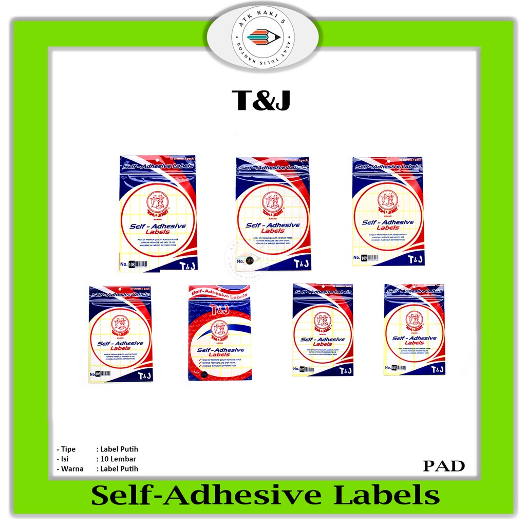 

TOM & JERRY - Label Putih 105 - 106 - 107 - 108 - 109 - 110 - 133 -1 PAD