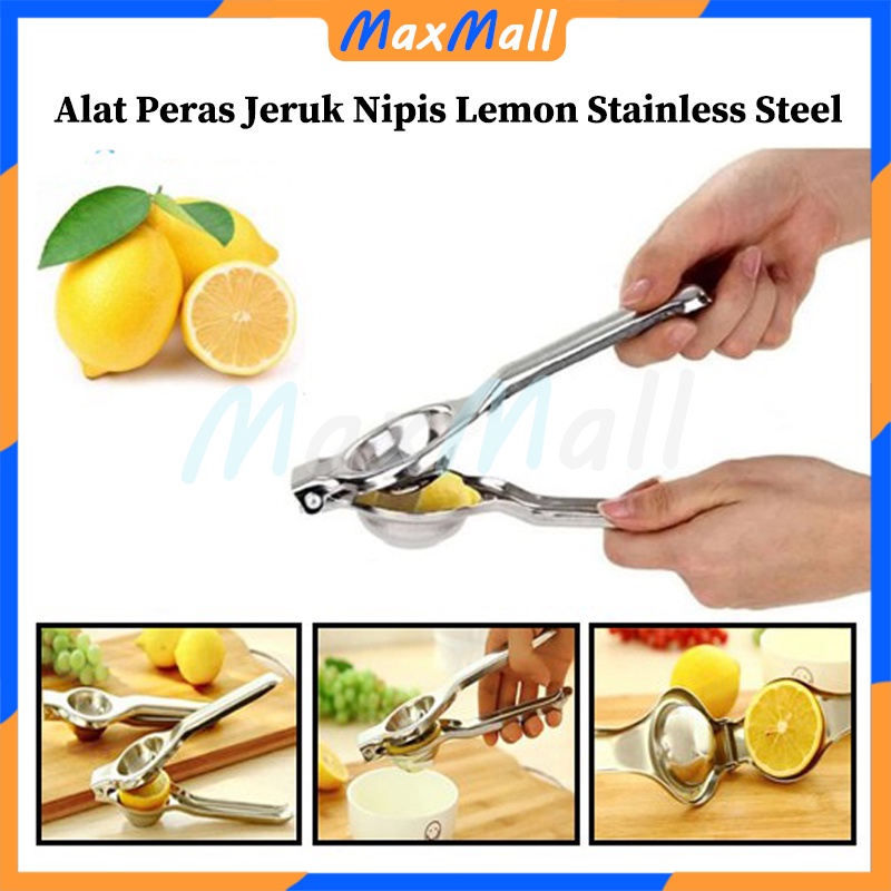 Alat Peras Jeruk Stainless Steel Alat Peras Jeruk Nipis Lemon Stainless Steel Alat Peras Jeruk & Lem