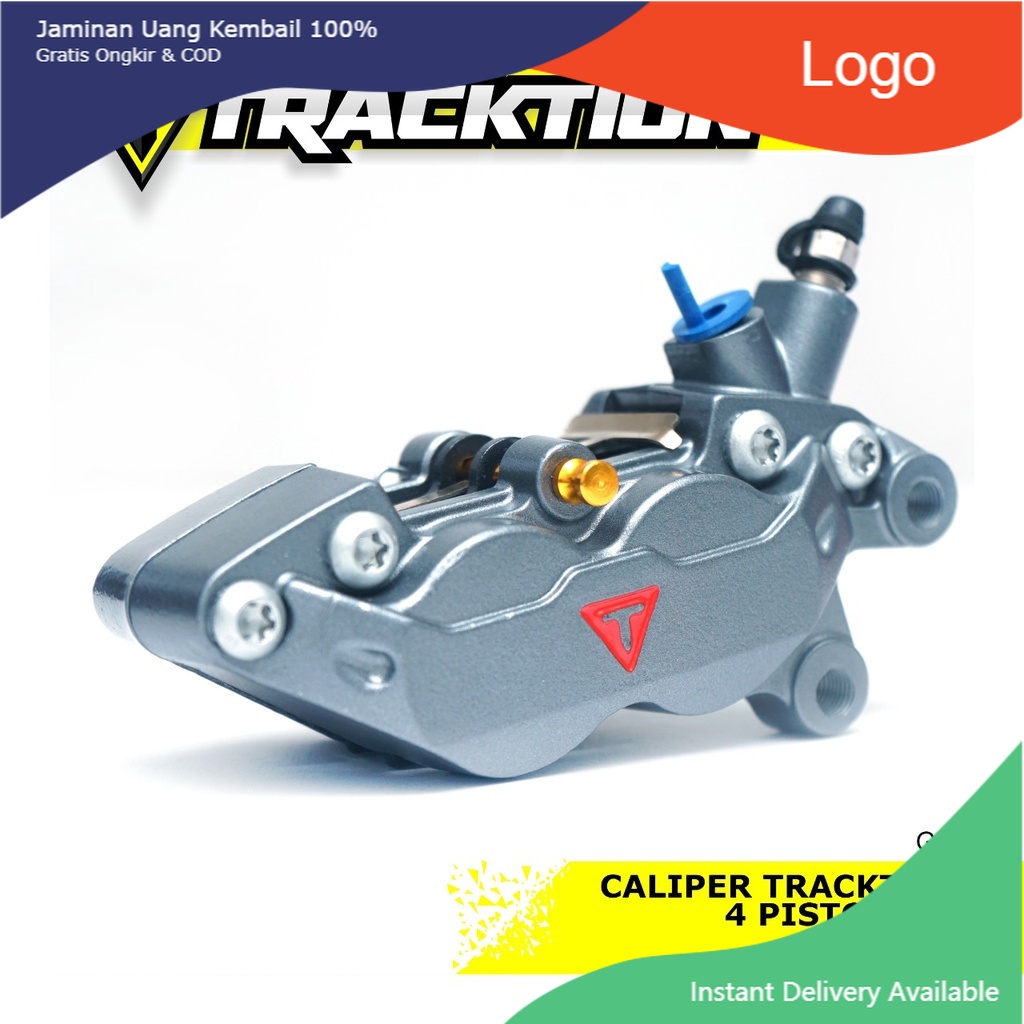 CALIPER TRACKTION 4 PISTON AXIAL UNIVERSAL