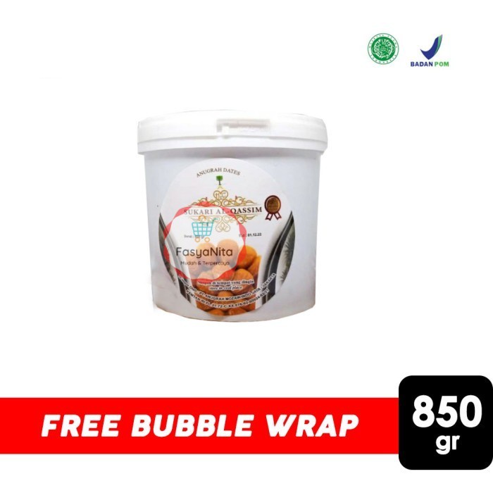 

Kurma Sukari Alqassim Kemasan Ember 850gr - FasyAnita Mart Denpasar