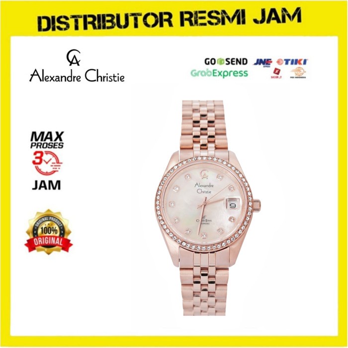 Jam Tangan Wanita Alexandre Christie AC5012LD AC 5012 LD Full RG