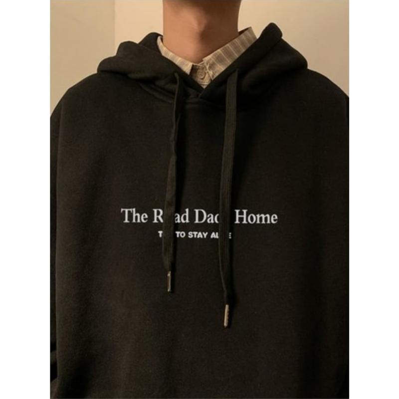 PROMO COD Hoodie The Road Dack Home Missing Home Hoodie Pria Wanita Hoodie Lukisan Minyak Hoodie Pria Fashion Hangat Uniseks Pulover Hip Hop Kaus Kasual Pria Trendy