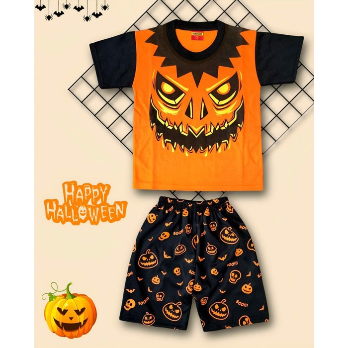 Setelan Anak Laki laki 2 -10 tahun Baju Kostum Halloween Cosplay Katun