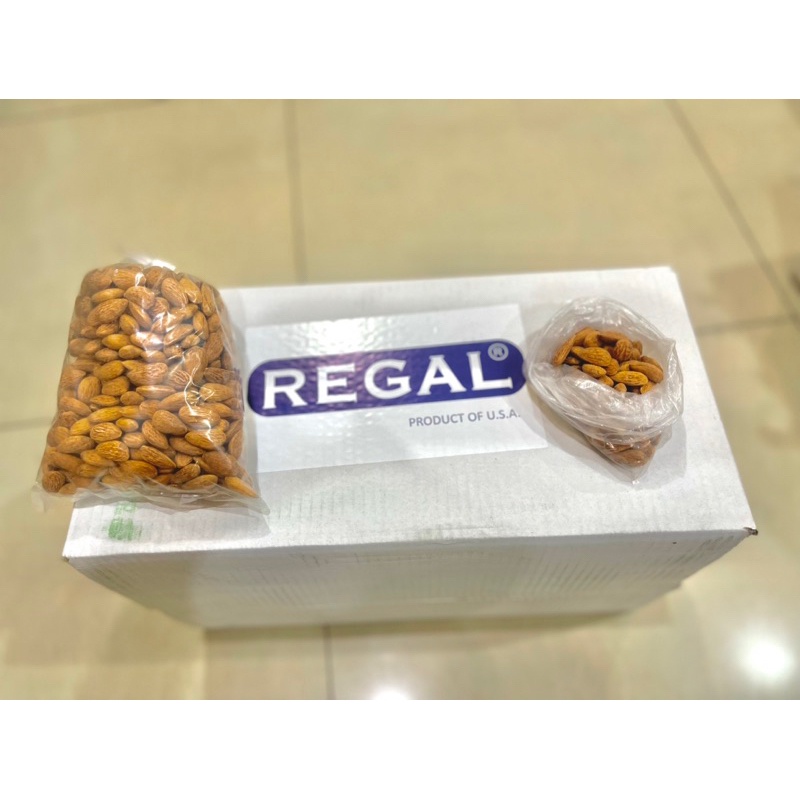 

Kacang Almond Roasted Kernels Almond Kupas 500g REGAL