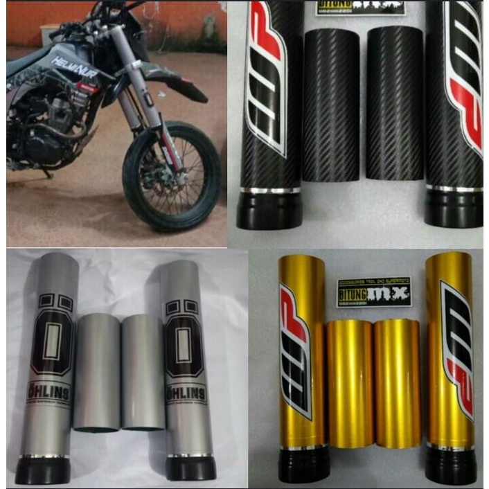 

cover shock usd besar honda CRF 150 L