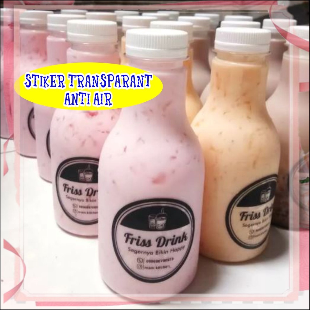 

Custom Stiker Transparan Thank You Label Stiker Botol Minuman Produk Makanan Kemasan Unik Murah Terlaris