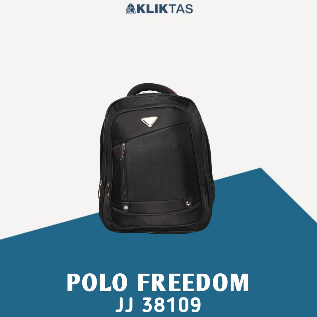 Tas Ransel Kerja Pria Laptop Import Polo Freedom 38109