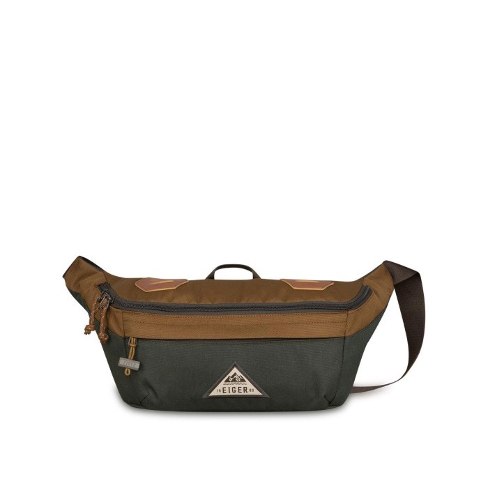 Waist Bag Eiger Wanderdrift 4.0 Original // Tas Pinggang Pria - Hitam