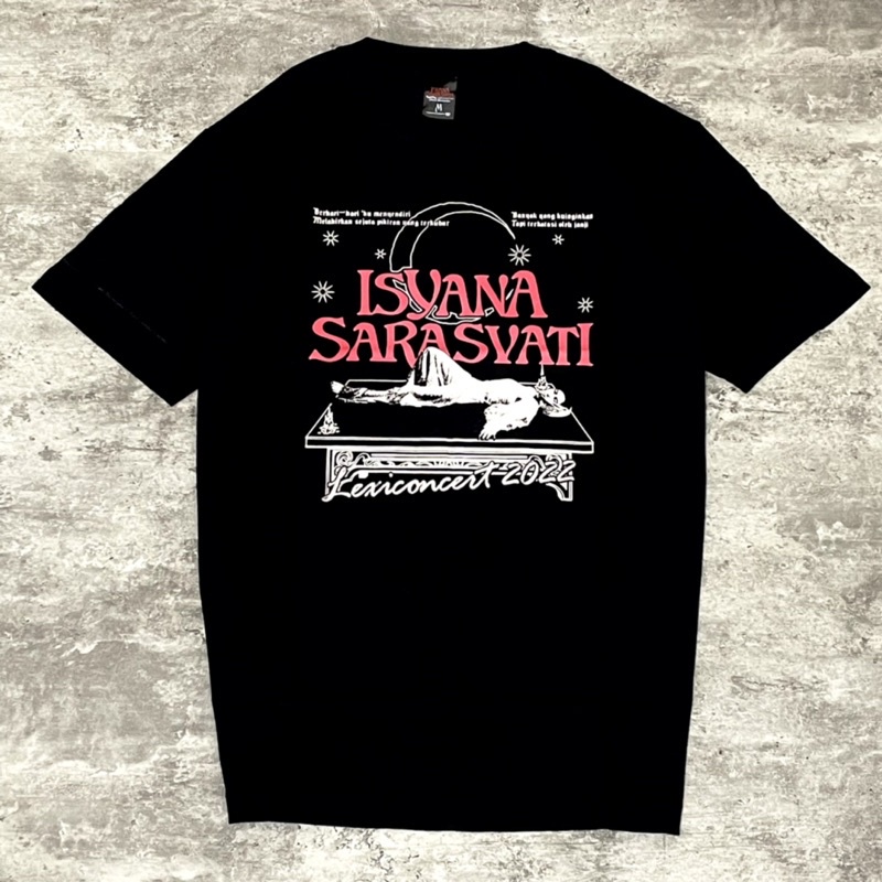 COD Isyana Sarasvati - Lexiconcert Semarang City Series Tshirt - Black ppo2 df7