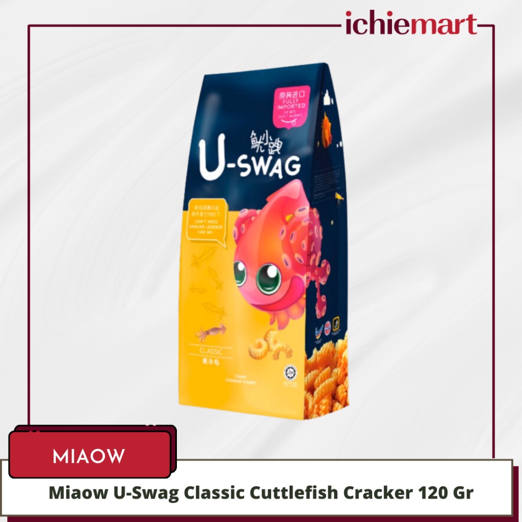 Miaow Miaow U-Swag Classic Cuttlefish Cracker 120 Gr