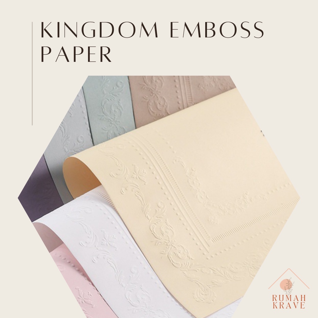 

RUMAH KRAVE - Kingdom Emboss Wrapping Paper Kertas Buket Kado Bunga