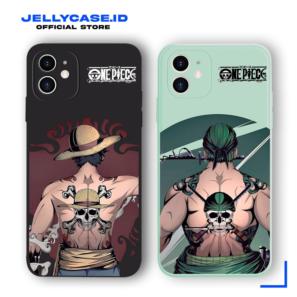 Soft Case Infinix Note 30 Hot30 Smart 7 Smart5 Hot10Play Hot 9 Play Note12 JE317 One Piece Luffy Zoro Tattoo Softcase HP Aesthetic Casing Jelly Anime Kartun CameraPro
