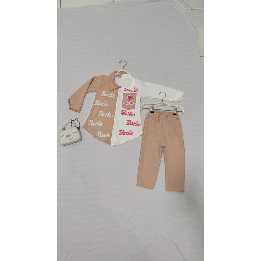 SETELAN ANAK BARBIE CRINKLE SETELAN ANAK PEREMPUAN