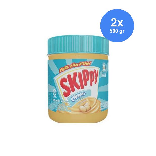 

Skippy Creamy Selai Kacang 500 gr x 2