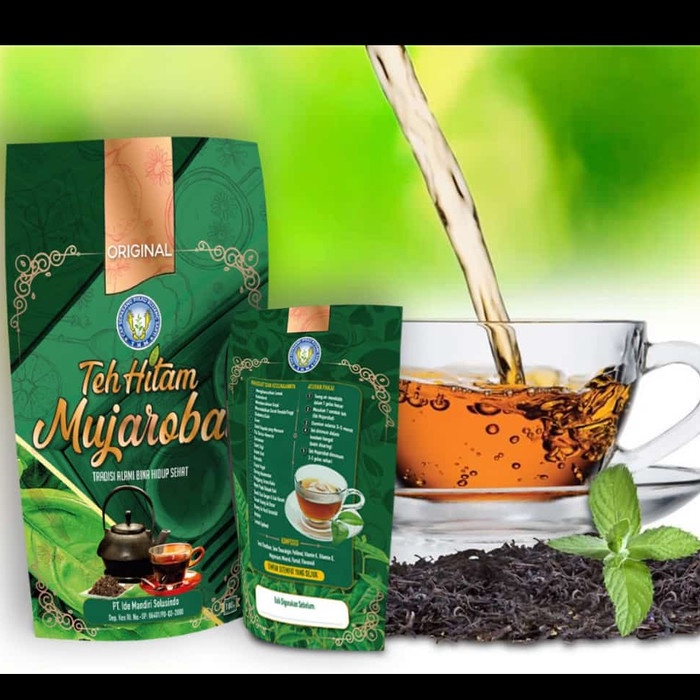 

✨PROMO✨ -Teh Hitam Mujarobat 100gr Teh Herbal - 45 gram