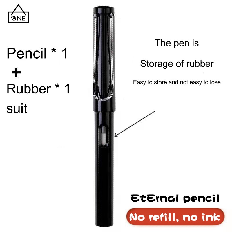 

COD❤️Pensil Abadi Tanpa Rautan Postur Tubuh Positif Siswa Tidak Mudah Patah, Pensil Timbal Hb Dapat Dihapus -a.one