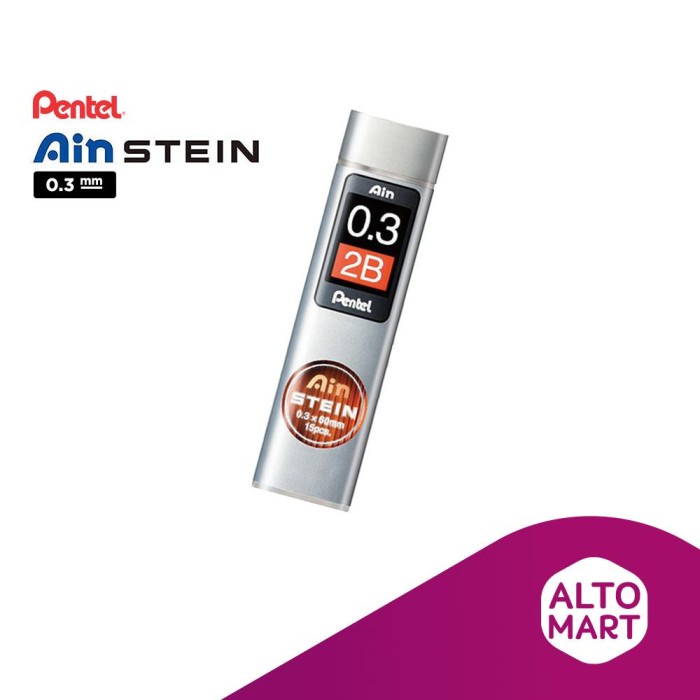 

Pentel Ain Stein Mechanical Pencil Lead Refill 0.2 0.3 0.4 0.7 0.9 mm - 0.2 mm, HB.