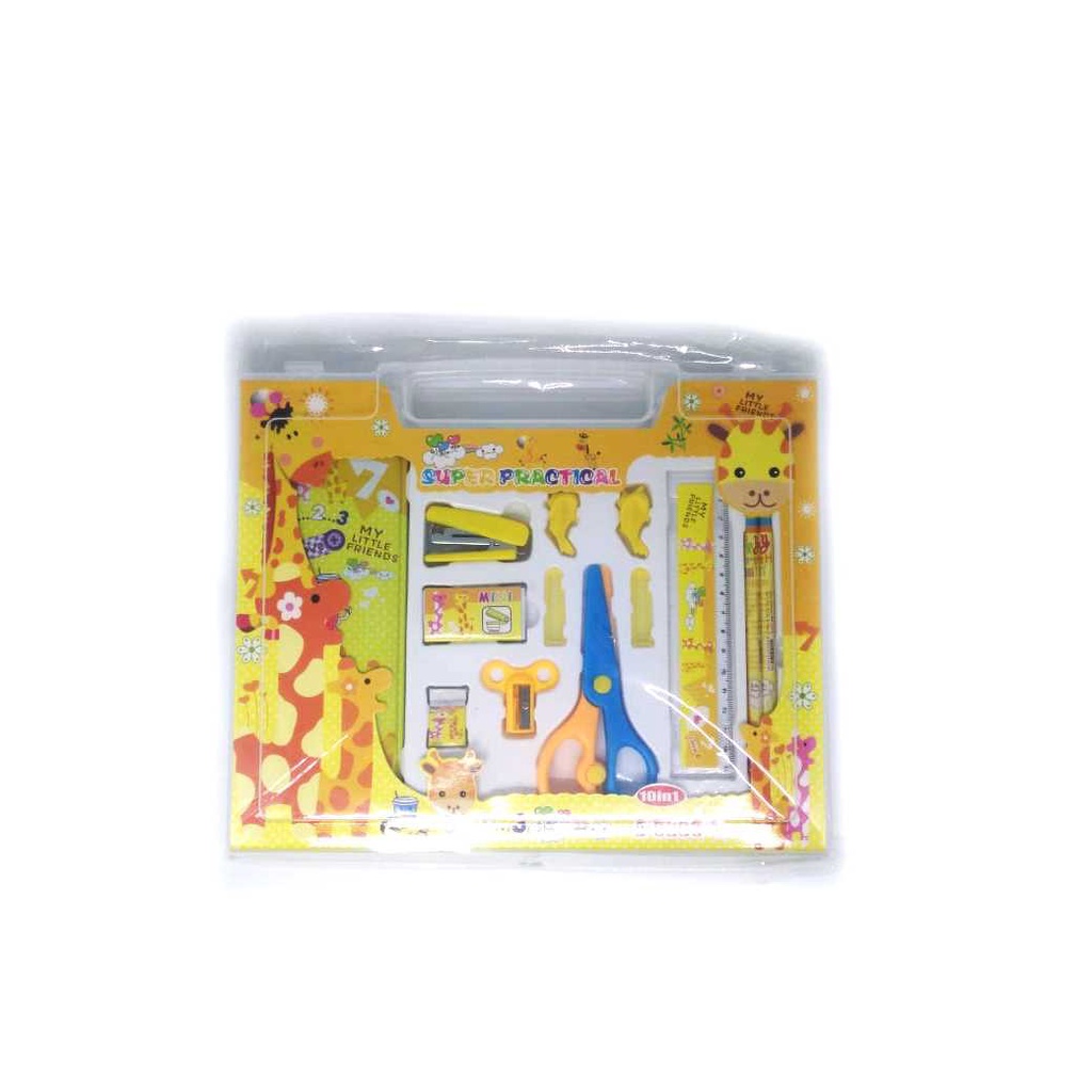

Set Stationery Super Practical Yellow -Perlengkapan Alat Tulis