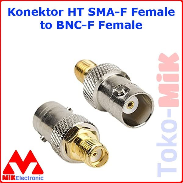 Konektor Antena HT SMA-F Female BNC-F Female Converter SMA-F to BNC-F GT27