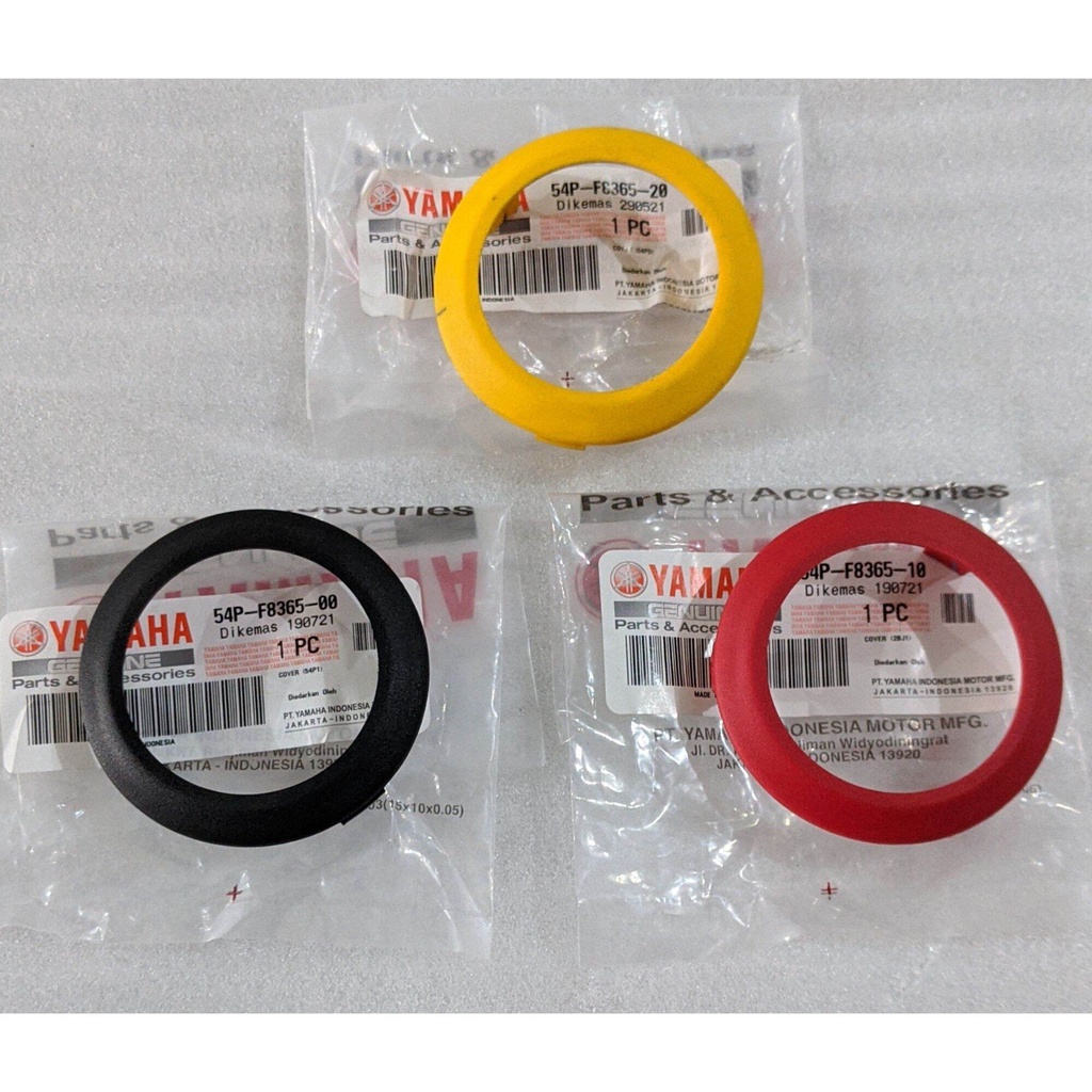 Tutup Kontak Tutup Dek kontak Mio J Hitam Merah Kuning Original Yamaha Genuine Parts 54P-F8365-00 54