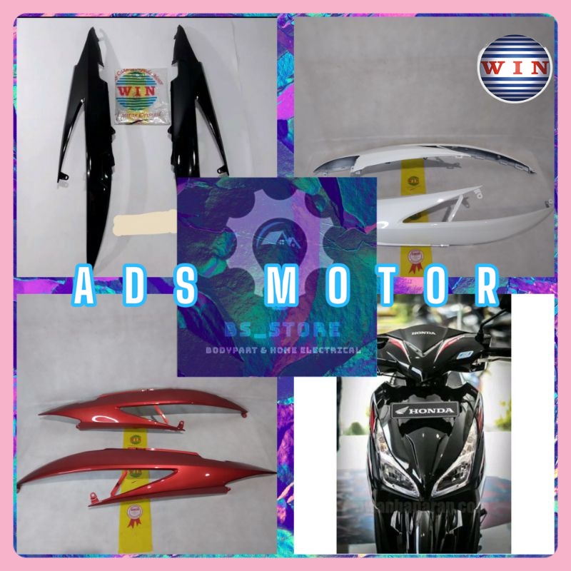 COVER BODY BELAKANG VARIO 110 FI LED 2013 2014 2015 | BODY BELAKANG HONDA VARIO 110 FI LED | KEMPOL 