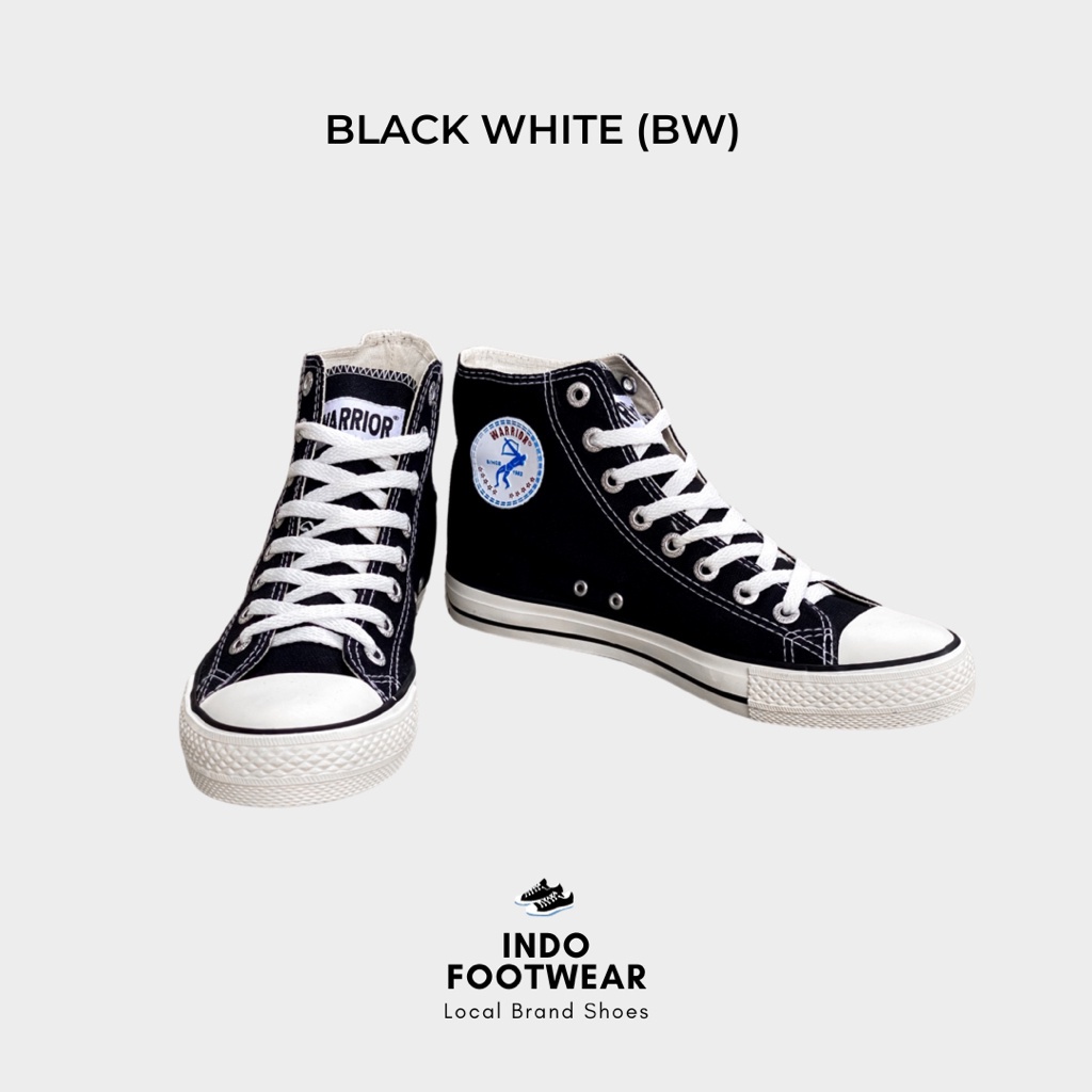 Sepatu Warrior Sparta High &amp; Low Bw Bbw White Sepatu Sekolah Termurah 003